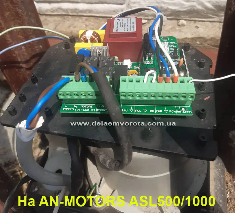 плата управления для откатных ворот AN-Motors ASL-500/1000